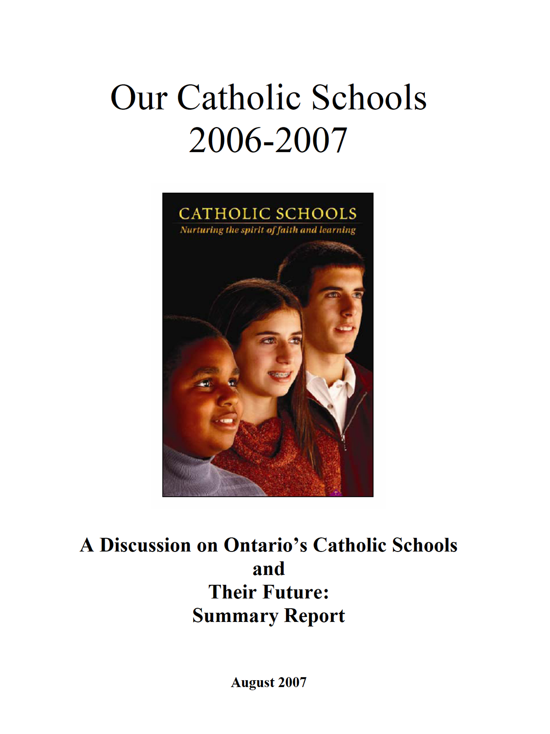 Our Catholic Schools 2006-2007