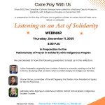 Listening as an Act of Solidarity — Webinar