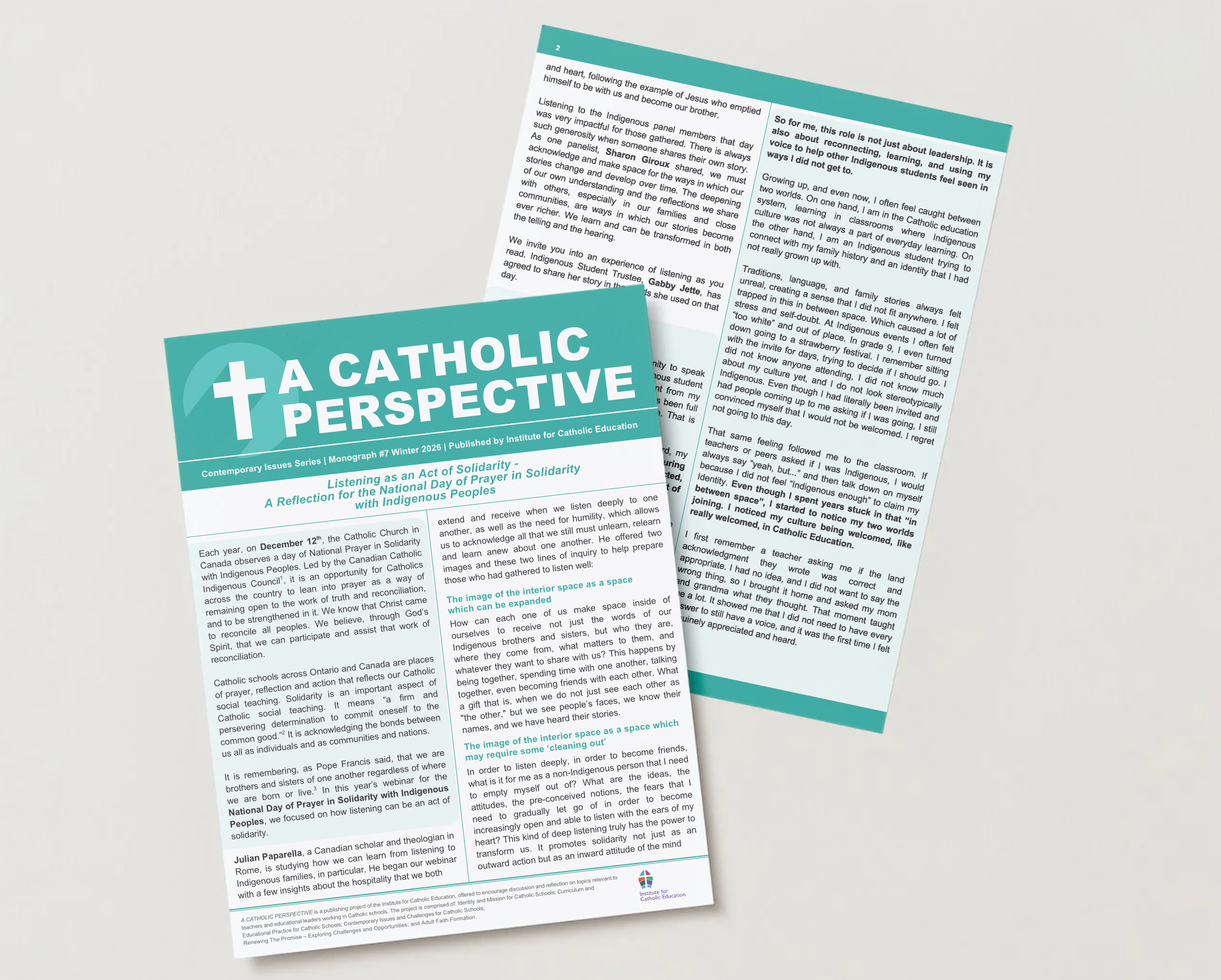 Listening as an Act of Solidarity - A Reflection for the National Day of Prayer in Solidarity with Indigenous Peoples